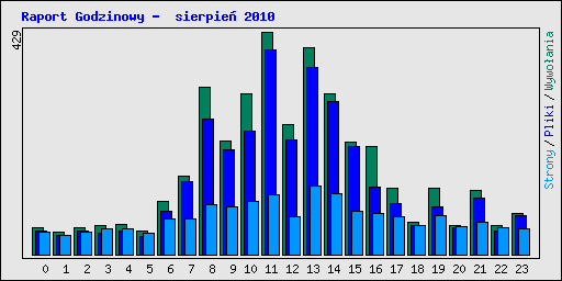 Raport Godzinowy -  sierpie 2010